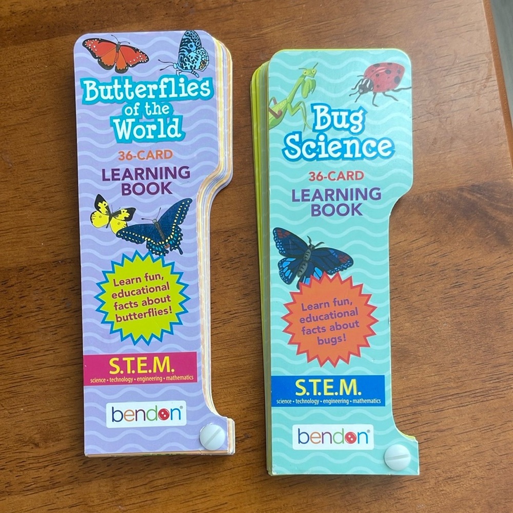 Bendon Bug Science and Butterflies Learning Books - Blue, Green